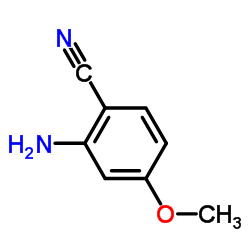 2-氨基-4-甲氧基苯甲腈结构式
