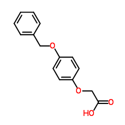 4-苯甲氧基苯氧基乙酸结构式
