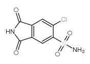 4-氨基磺酰基-5-氯邻苯二甲酰亚胺结构式