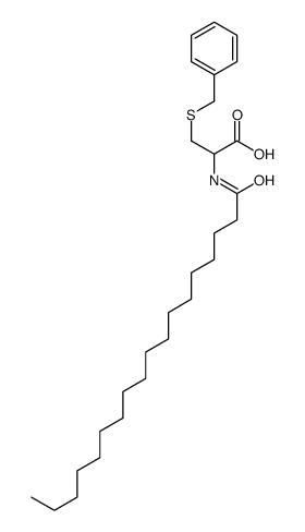 S-苄基-N-硬脂酰基-L-半胱氨酸结构式