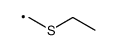 ethylthiomethyl radical Structure