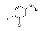 3-chloro-4-fluorophenylmagnesium bromid& Structure
