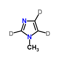 N-甲基咪唑-D3结构式
