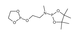 (2-[1,3,2]dioxaphospholan-2-yloxy-ethyl)-methyl-(4,4,5,5-tetramethyl-[1,3,2]dioxaphospholan-2-yl)-amine结构式