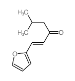 1-(2-furyl)-5-methyl-hex-1-en-3-one结构式