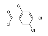 2,4,6-trichlorobenzoyl chloride Structure