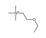2-ethoxyethyl(trimethyl)azanium Structure