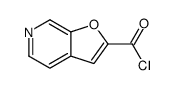 呋喃并[2,3-c]吡啶-2-羰酰氯结构式