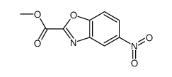 5-硝基苯并[d]噁唑-2-羧酸甲酯结构式