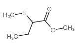 2-(甲基硫代)丁酸甲酯结构式