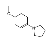 1-(4-methoxycyclohexen-1-yl)pyrrolidine结构式