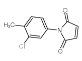 n-(4-methyl-3-chlorophenyl)maleimide Structure