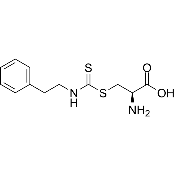 S-(N-PhenethylthiocarbaMoyl)-L-cysteine Structure