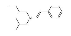 β-(n-Butyl-isobutylamino)-styrol结构式