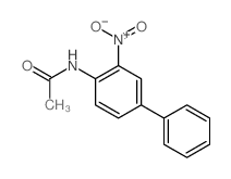 4-乙酰氨基-3-硝基-联苯结构式