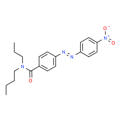 N-Butyl-4-[(4-nitrophenyl)azo]-N-propylbenzamide Structure