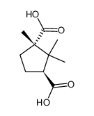 (1R,3S)-(+)-camphoric acid结构式