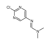 2-Chloro-5-(dimethylaminomethyleneamino)pyrimidine结构式