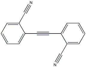 2,2'-(ethyne-1,2-diyl)dibenzonitrile Structure