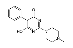 2-(4-methylpiperazin-1-yl)-5-phenyl-1H-pyrimidine-4,6-dione Structure