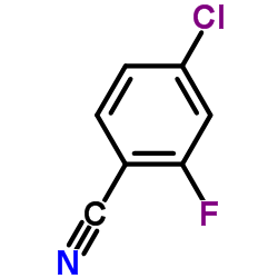 4-氯-2-氟苯甲腈结构式
