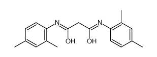 N,N''-BIS-(2,4-DIMETHYL-PHENYL)-MALONAMIDE结构式