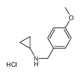 Cyclopropyl(4-methoxyphenyl)methanamine hydrochloride Structure