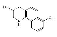 1,2,3,4-tetrahydrobenzo[h]quinoline-3,7-diol结构式