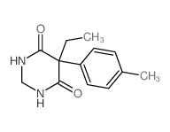 4,6(1H,5H)-Pyrimidinedione,5-ethyldihydro-5-(4-methylphenyl)- Structure