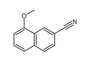 2-Naphthalenecarbonitrile,8-methoxy-(9CI) Structure