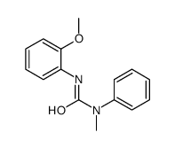 3-(2-methoxyphenyl)-1-methyl-1-phenylurea结构式