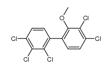 2-methoxy-3,4,2',3',4'-pentachlorobiphenyl Structure