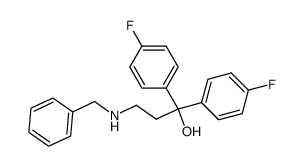 3-Benzylamino-1,1-bis-(4-fluoro-phenyl)-propan-1-ol Structure