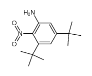 3,5-di-tert-butyl-2-nitroaniline结构式