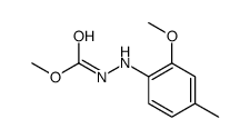 methyl N-(2-methoxy-4-methylanilino)carbamate Structure