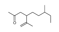 7-methyl-4-prop-1-en-2-ylnonan-2-one Structure