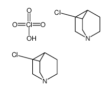 3-chloro-1-azabicyclo[2.2.2]octane,perchloric acid Structure