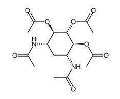 2-deoxystreptamine pentaacetate结构式