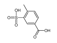 4-methyl-3-sulfobenzoic acid Structure