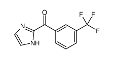 1H-imidazol-2-yl-[3-(trifluoromethyl)phenyl]methanone结构式
