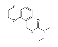 S-[[2-(2-fluoroethoxy)phenyl]methyl] N,N-diethylcarbamothioate结构式