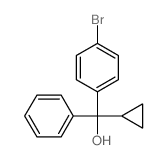 (4-bromophenyl)-cyclopropyl-phenyl-methanol Structure