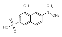 6-二甲氨基-4-羟基-2-萘磺酸结构式