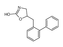 5-[(2-phenylphenyl)methyl]-1,3-oxazolidin-2-one Structure