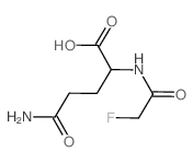 4-carbamoyl-2-[(2-fluoroacetyl)amino]butanoic acid Structure