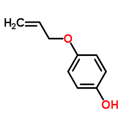 4-丙烯氧基苯酚结构式