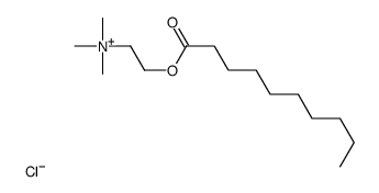 2-decanoyloxyethyl(trimethyl)azanium,chloride结构式