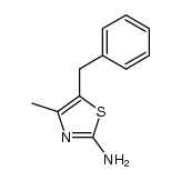 5-benzyl-4-methylthiazol-2-amine structure