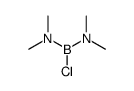 N-[chloro(dimethylamino)boranyl]-N-methylmethanamine结构式