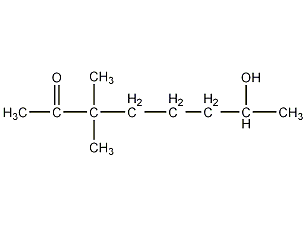 3,3-Dimethyl-7-hydroxy-2-octanone Structure